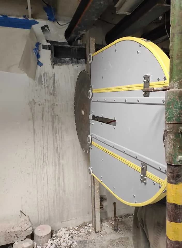 Sciage de dalle béton